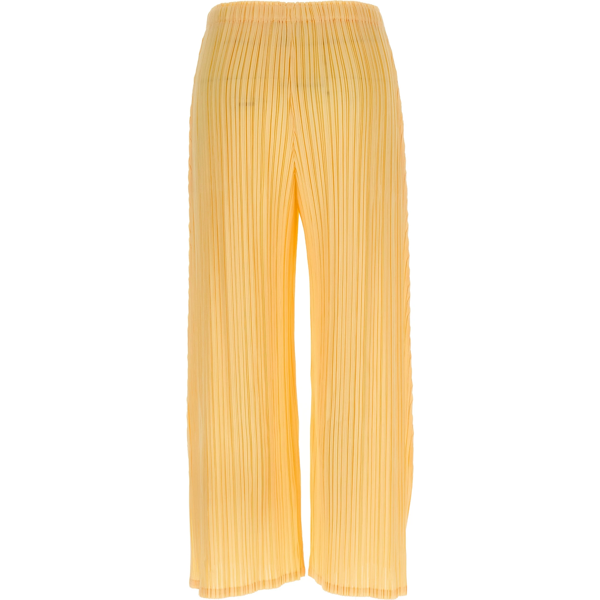 Bicolor Polyester Casual Pants