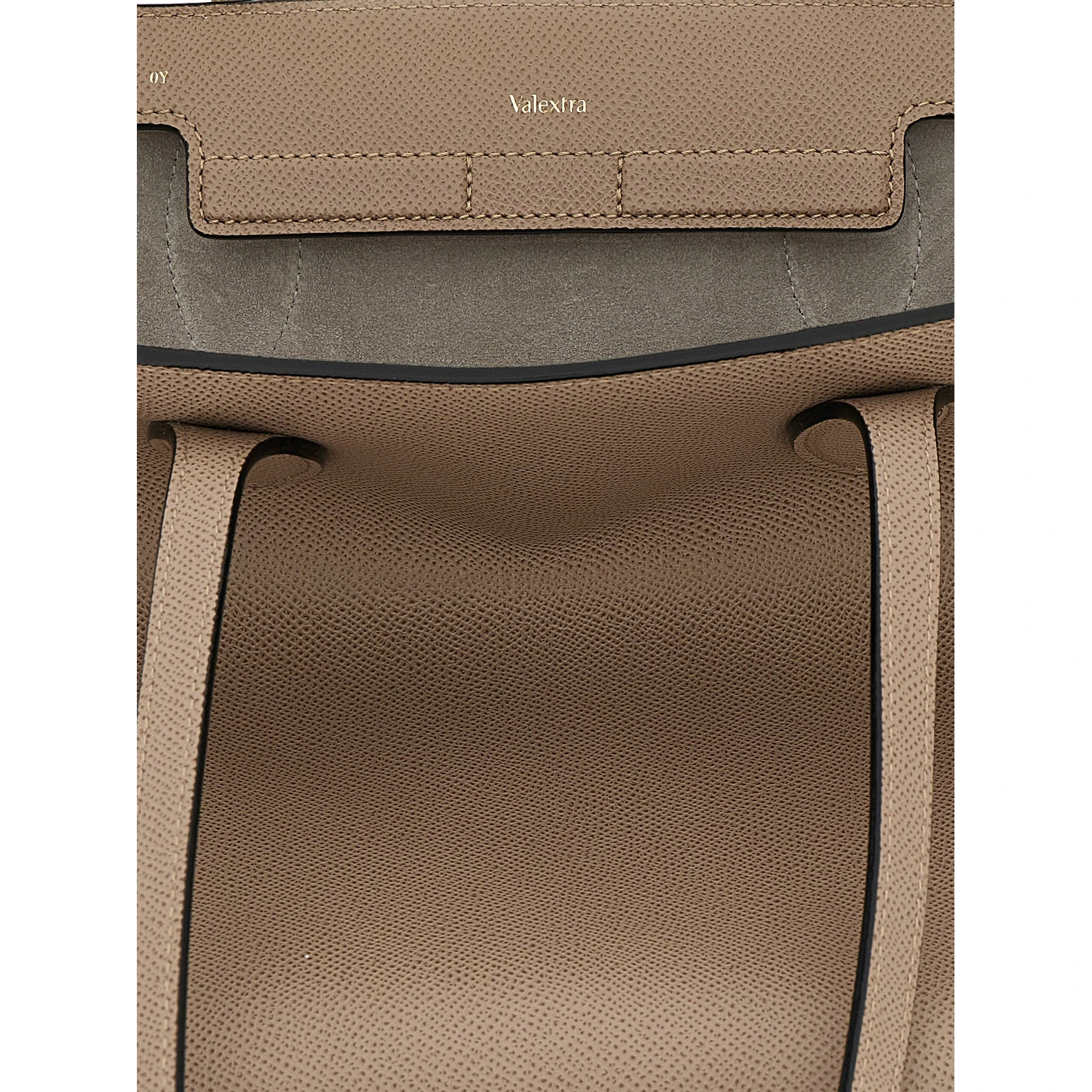 Beige Calfskin Tote Bag