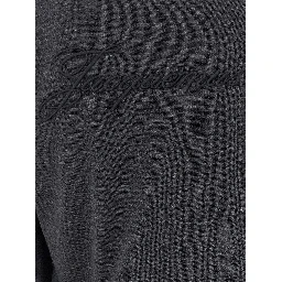 Gray Merino Wool Cardigan