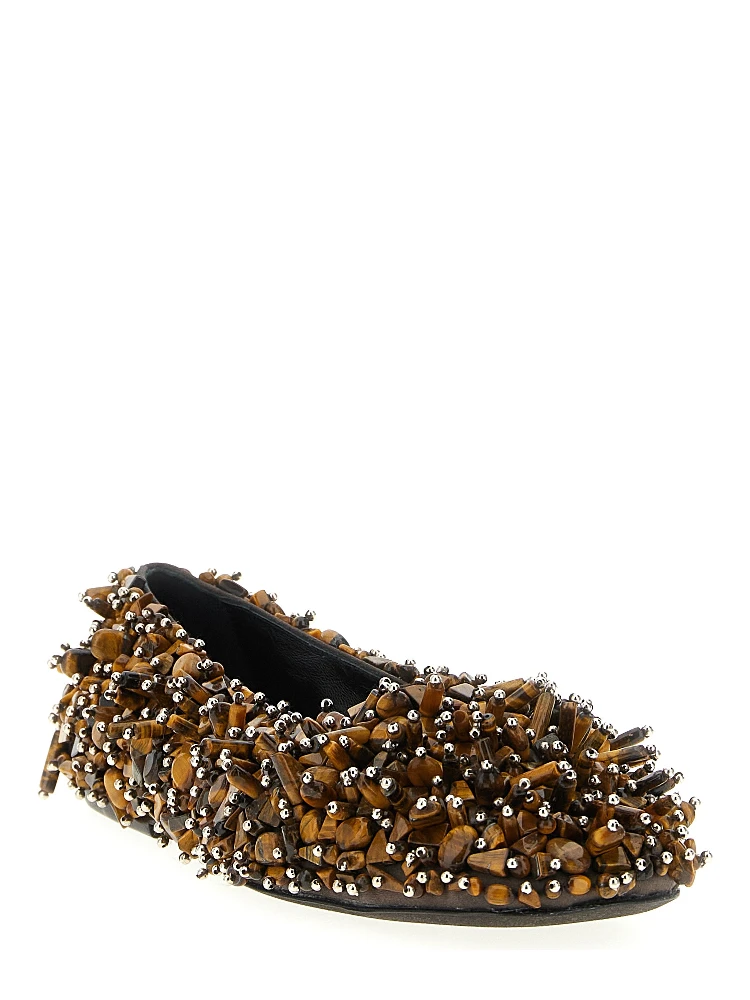 Brown Viscose Ballet Flats alternative