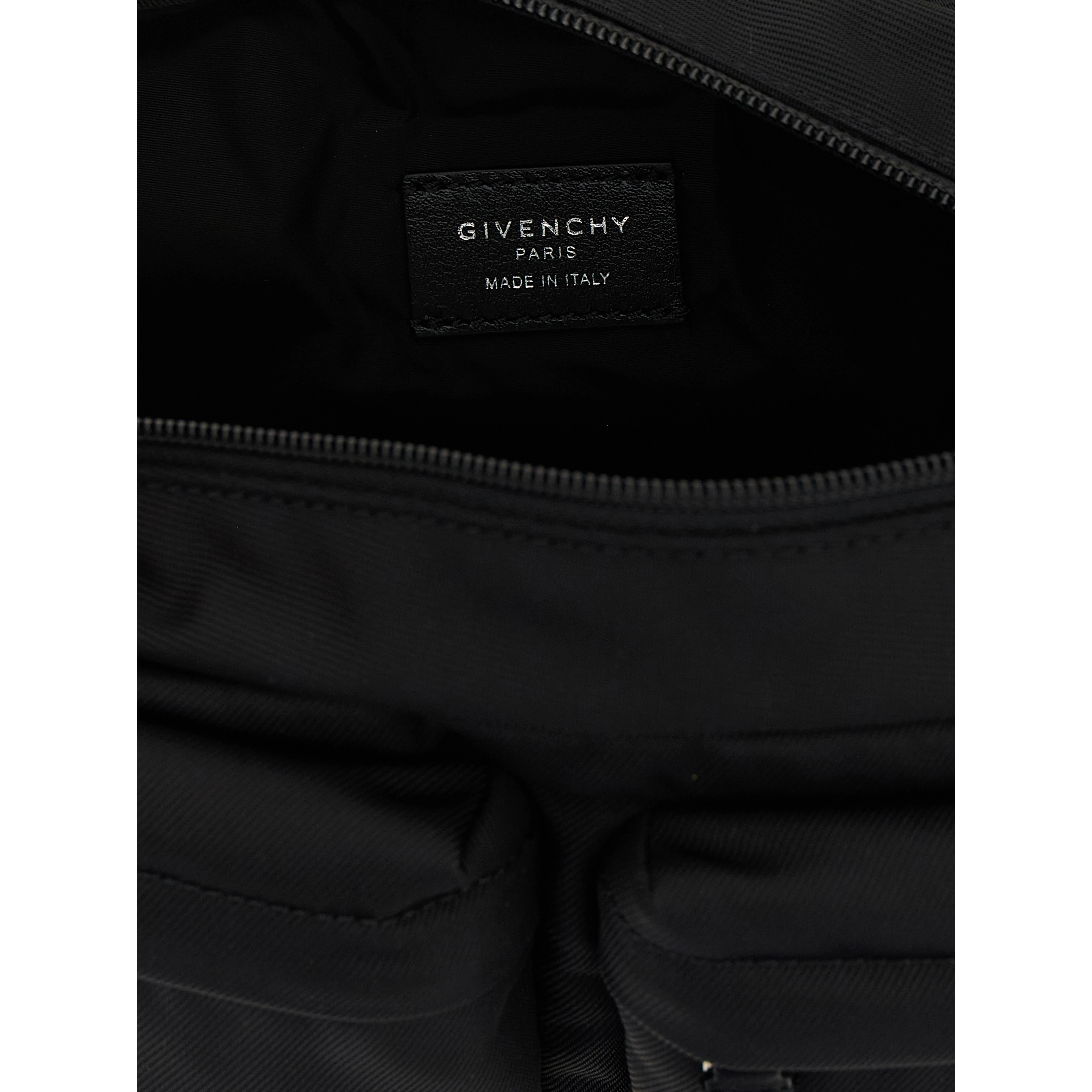 Black Polyamide Crossbody Bag
