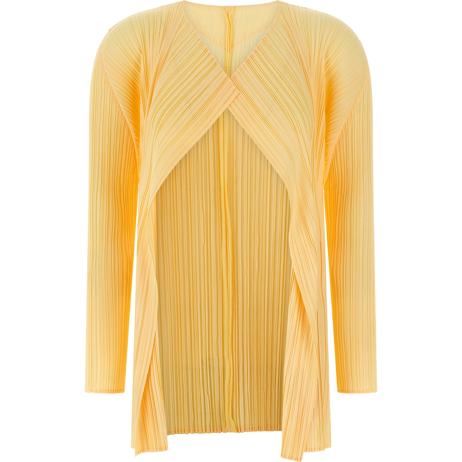 Bicolor Polyester Cardigan