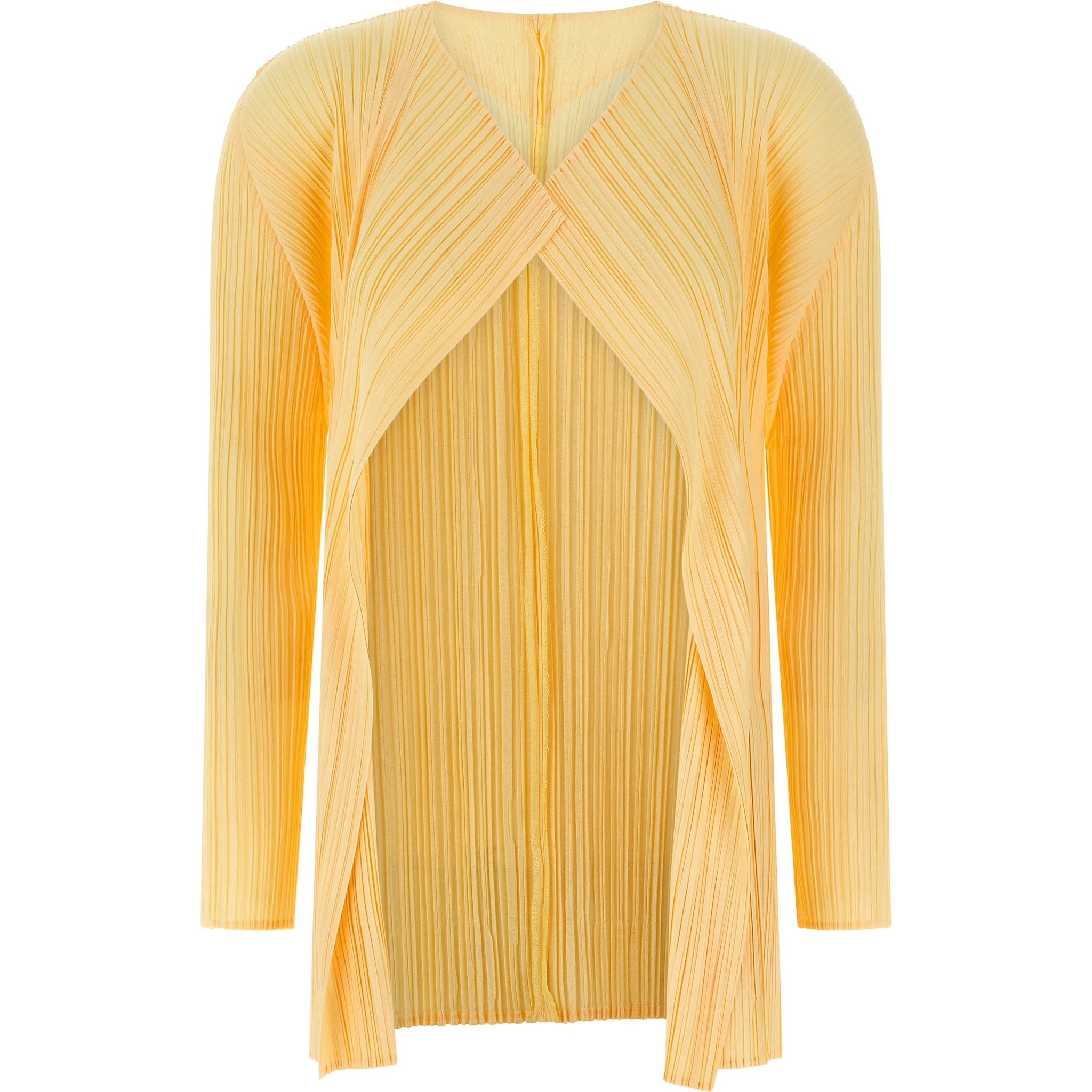 Bicolor Polyester Cardigan