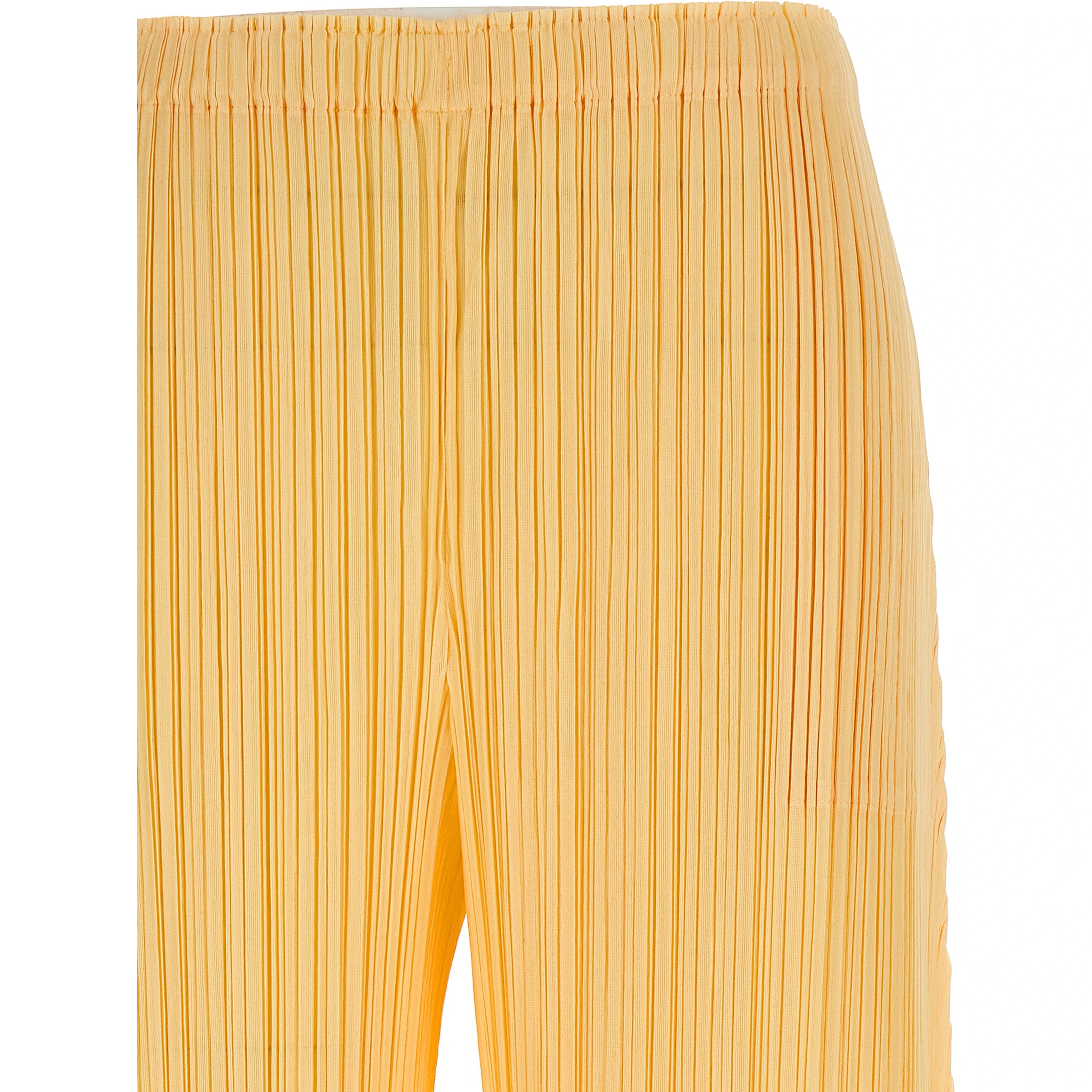 Bicolor Polyester Casual Pants