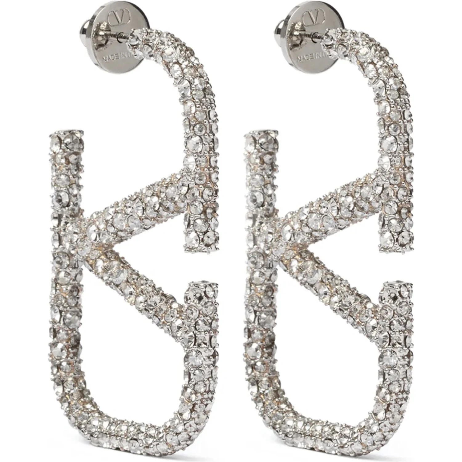 Silver Stainless Steel Earrings