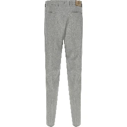 Gray Virgin Wool Dress Pants