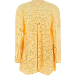 Bicolor Polyester Cardigan
