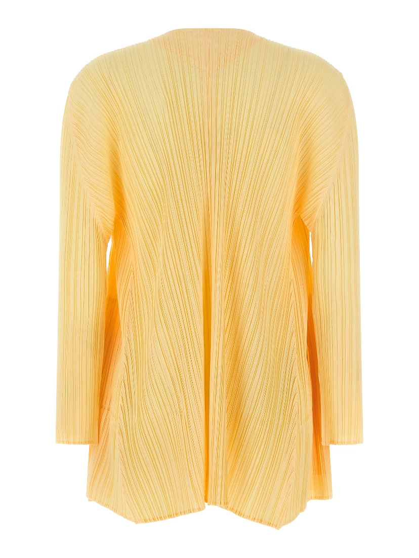 Bicolor Polyester Cardigan