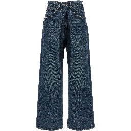 Blue Cotton Jeans Denim