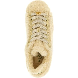 Beige Wool Sneakers