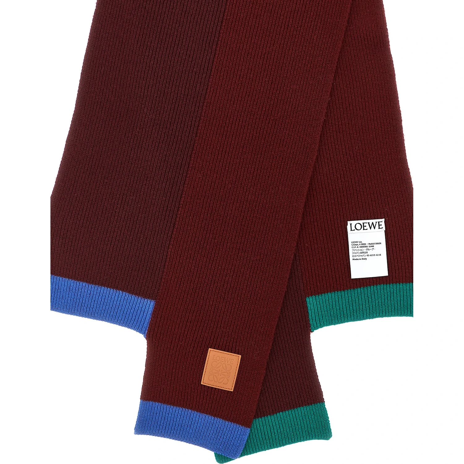 Multicolor Wool Facemask