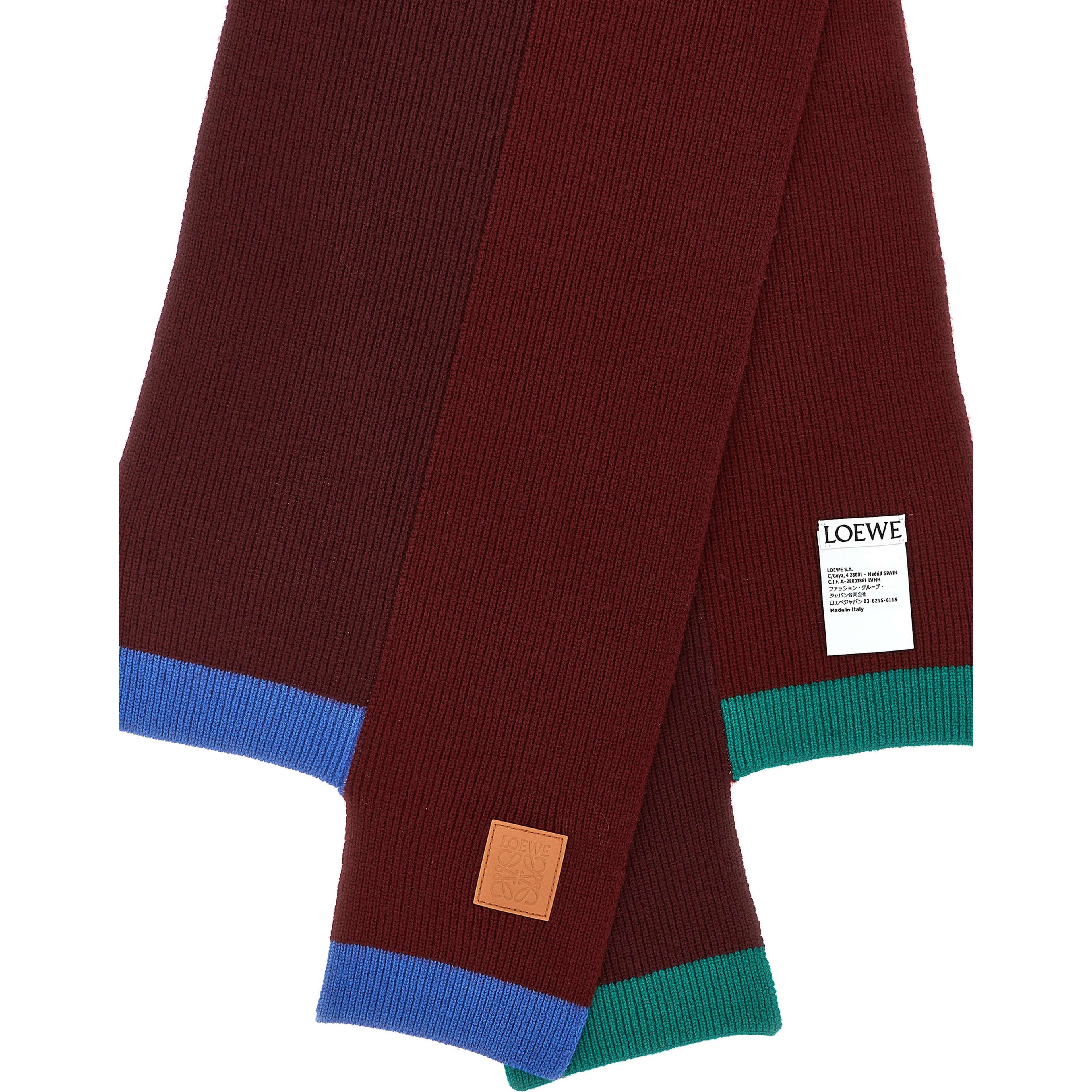 Multicolor Wool Facemask