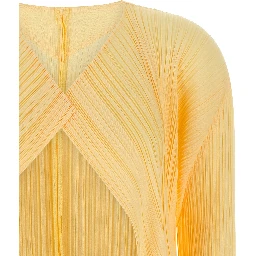 Bicolor Polyester Cardigan