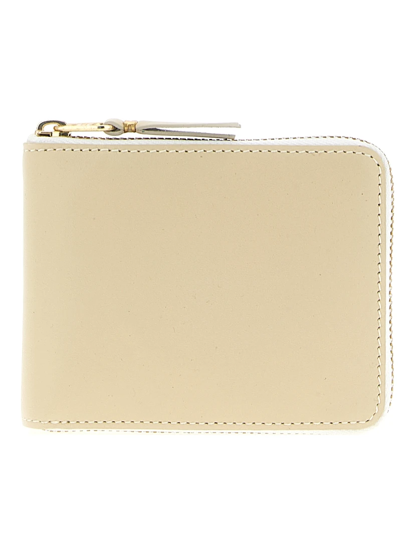 Beige Calfskin Cardholder