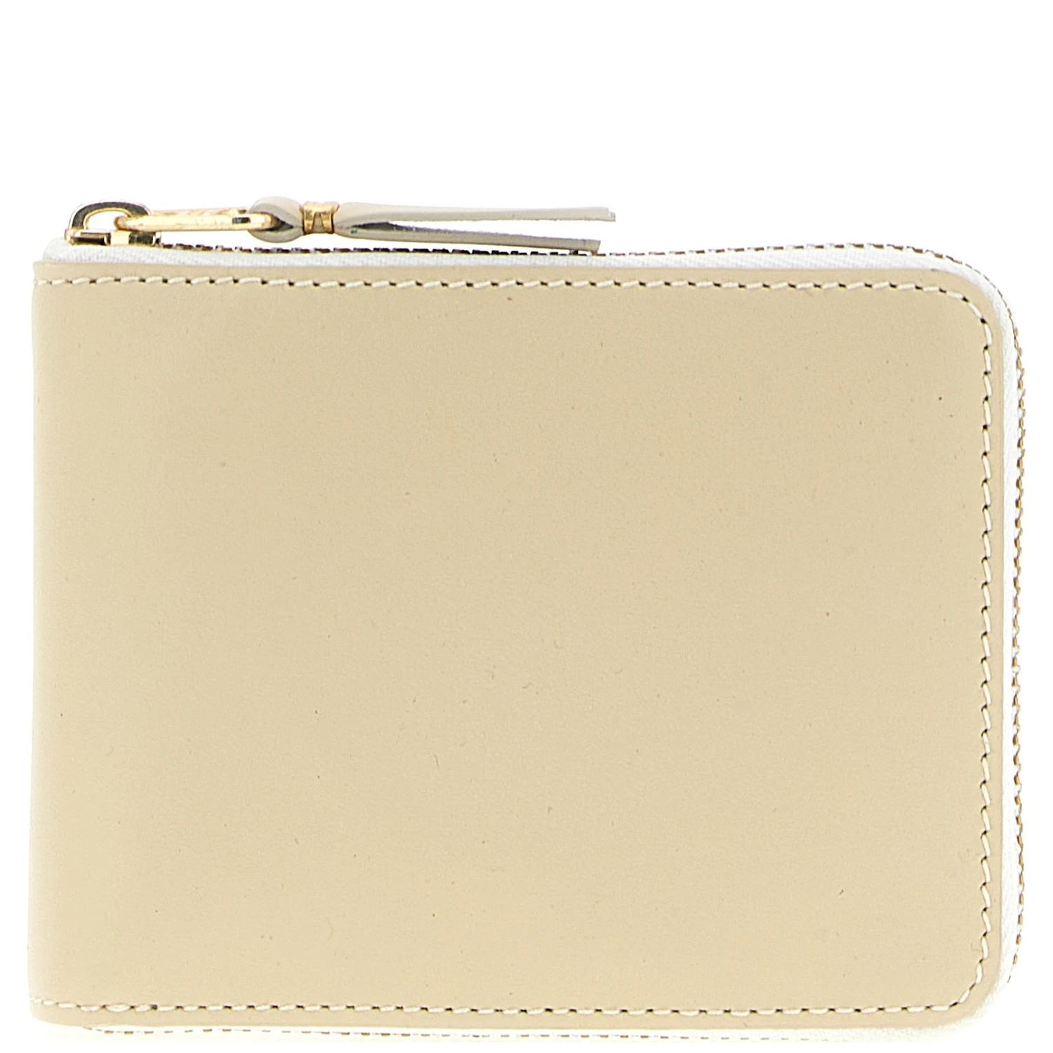 Beige Calfskin Cardholder