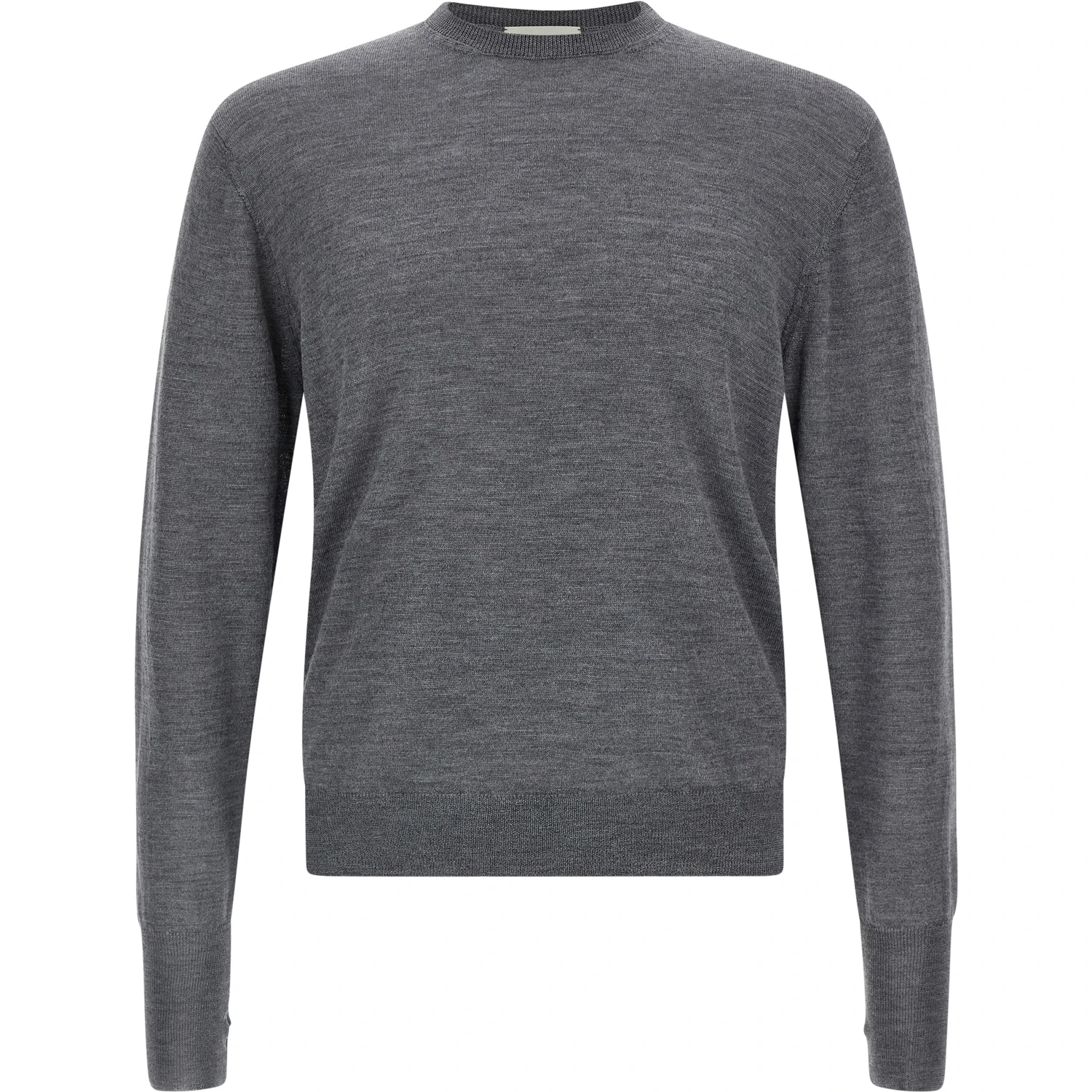 Gray Virgin Wool Cardigan