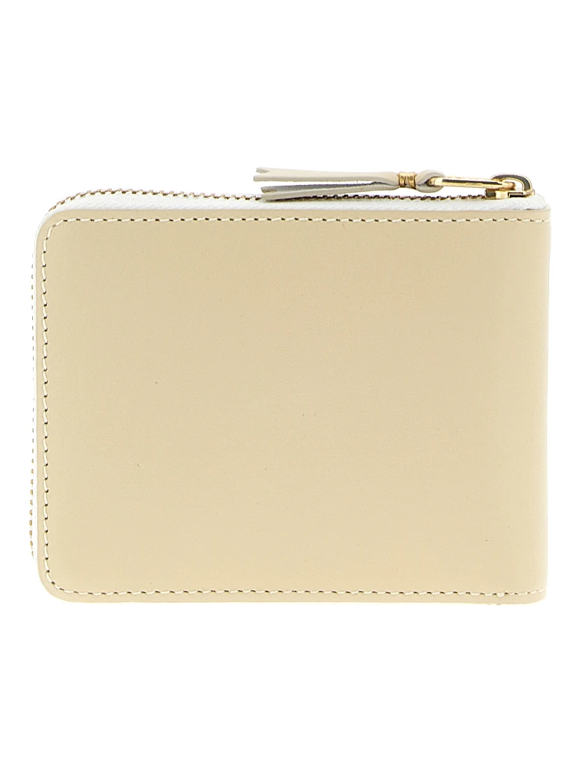 Beige Calfskin Cardholder