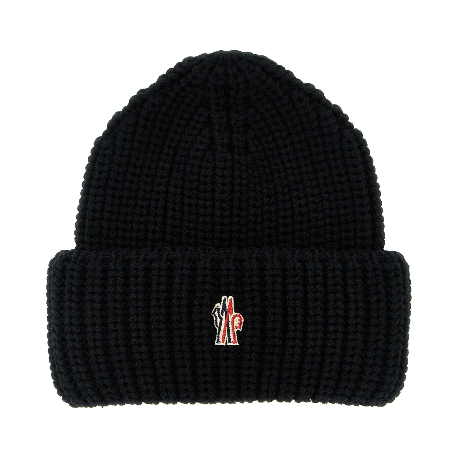 Black Virgin Wool Beanie
