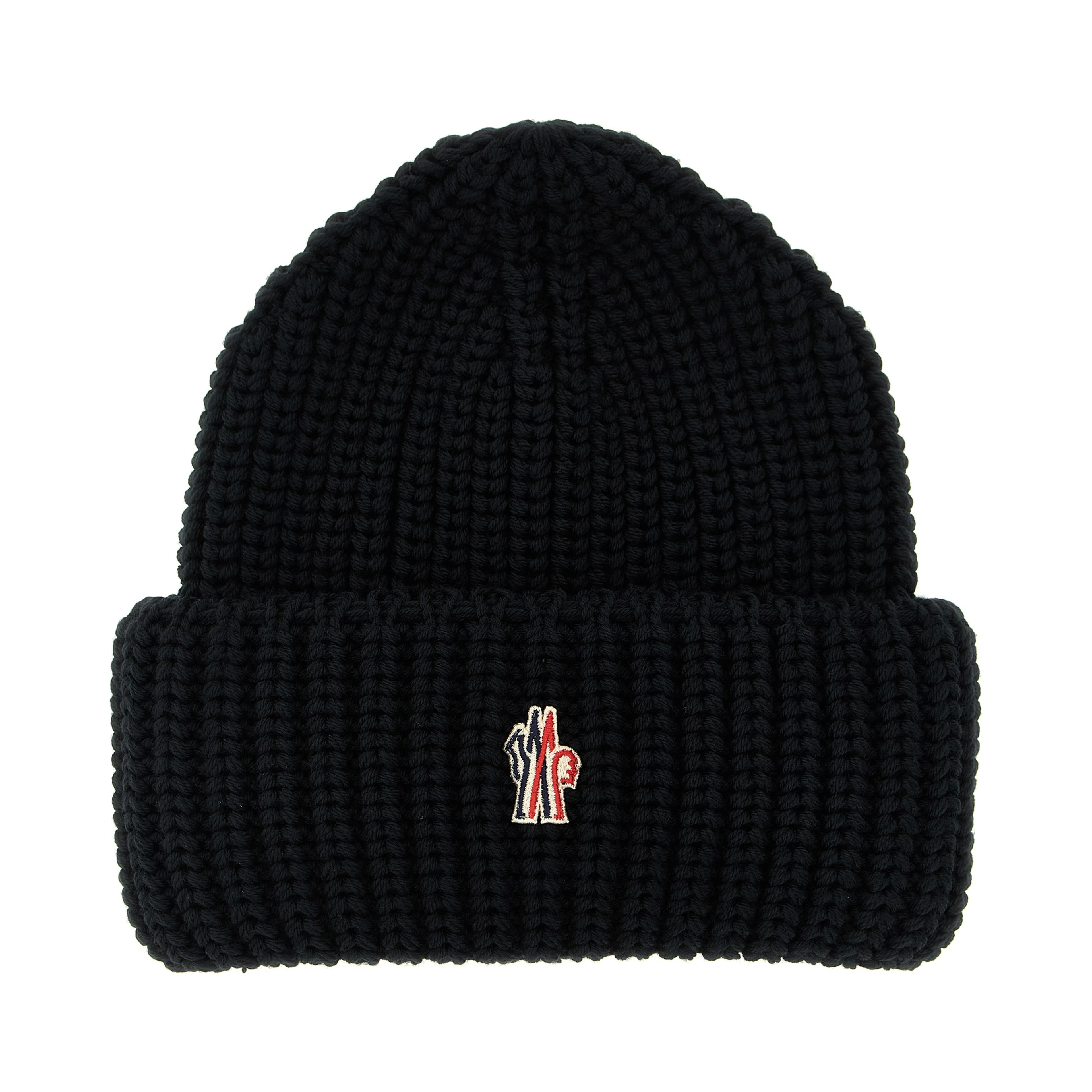 Black Virgin Wool Beanie