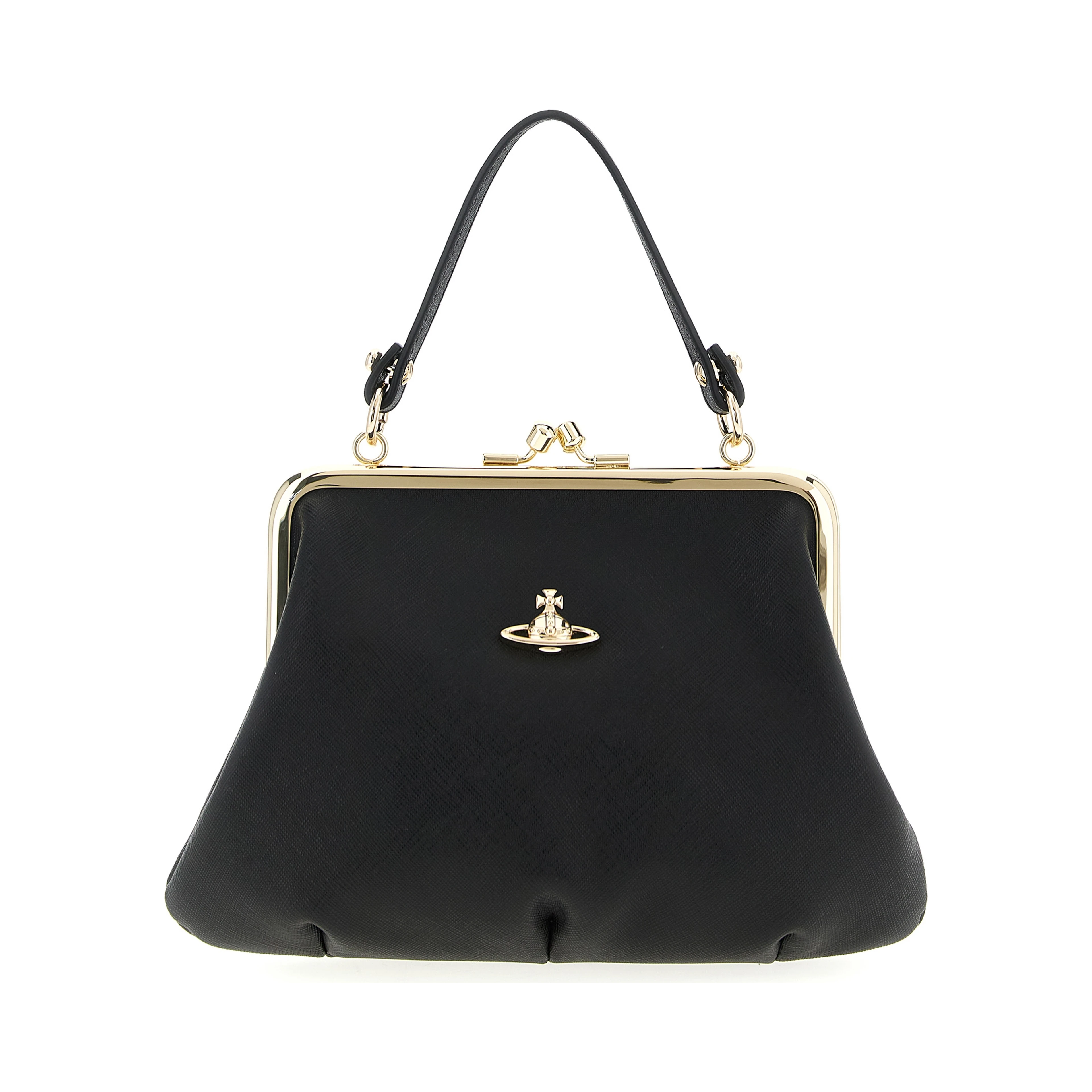 Black Cowhide Handbag