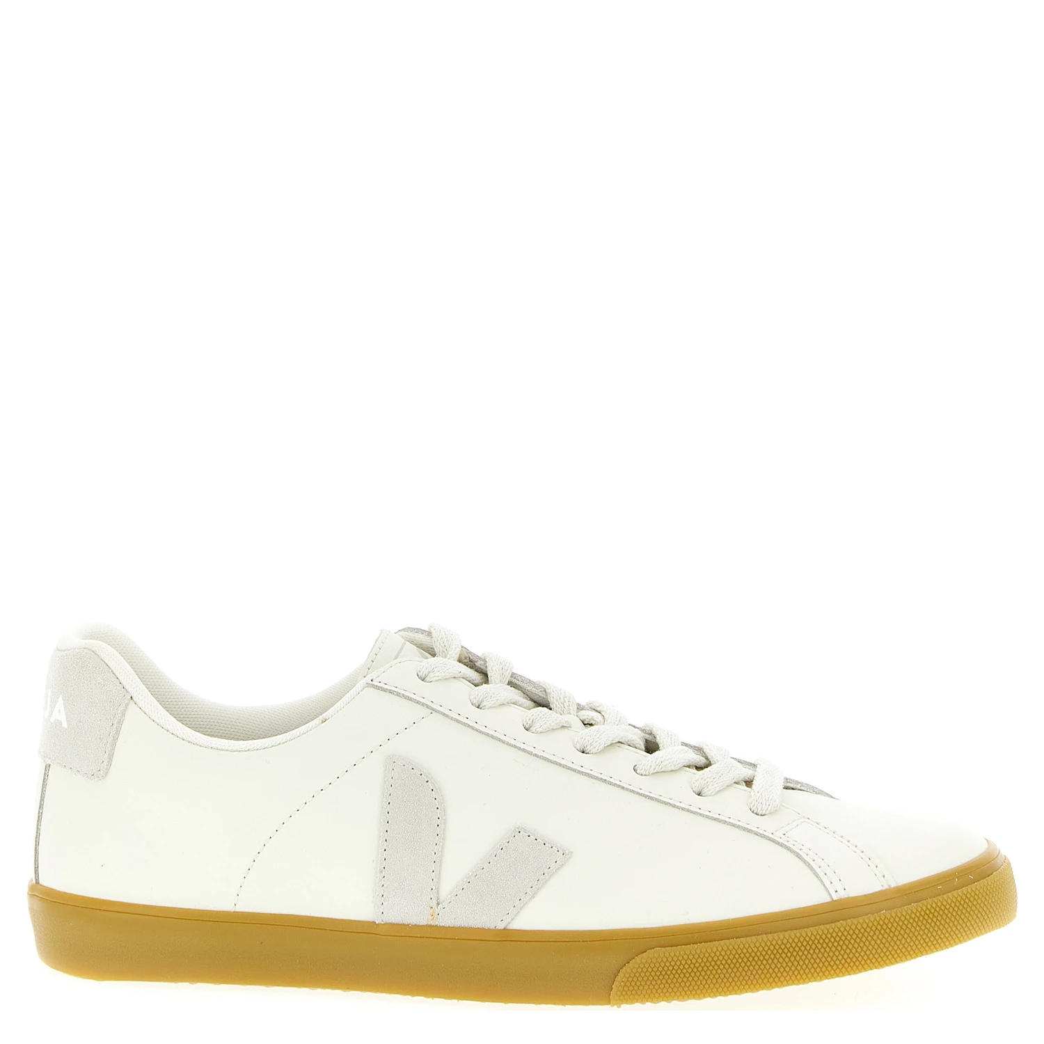 Beige Calfskin Low Top Sneakers