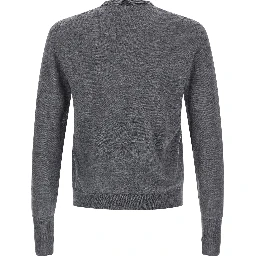 Gray Virgin Wool Cardigan