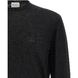 Black Virgin Wool Cardigan