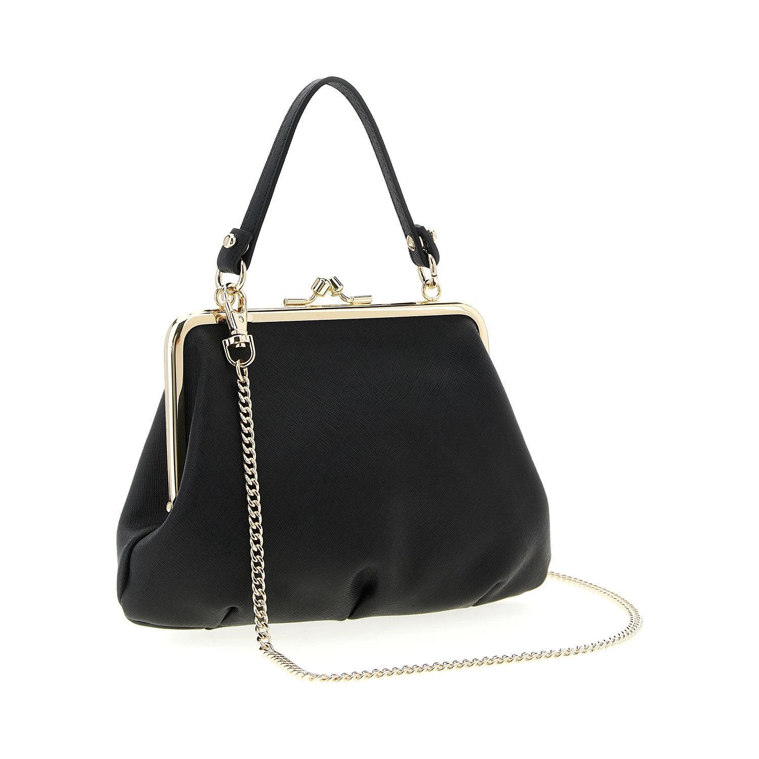 Black Cowhide Handbag
