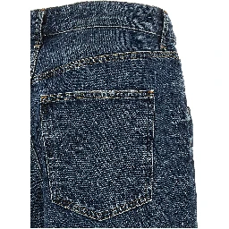 Blue Cotton Jeans Denim
