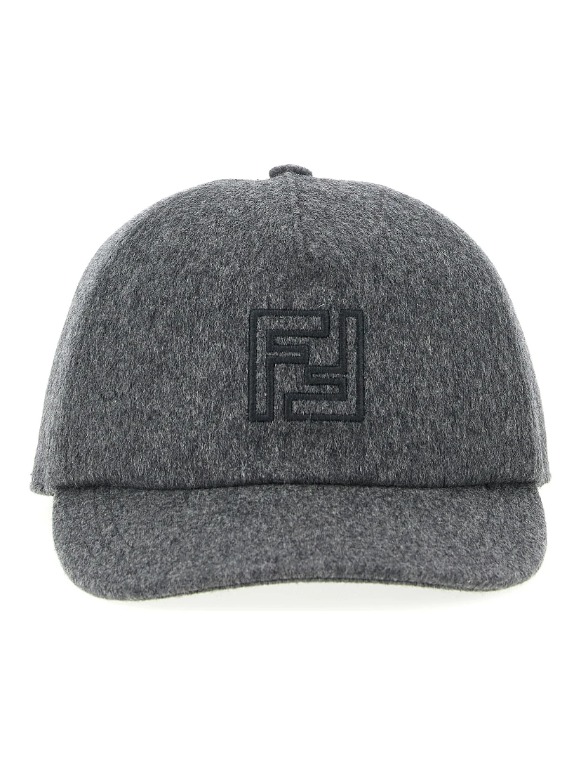 Gray Wool Cap (Baseball Hat)