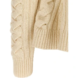 Beige Wool Cardigan
