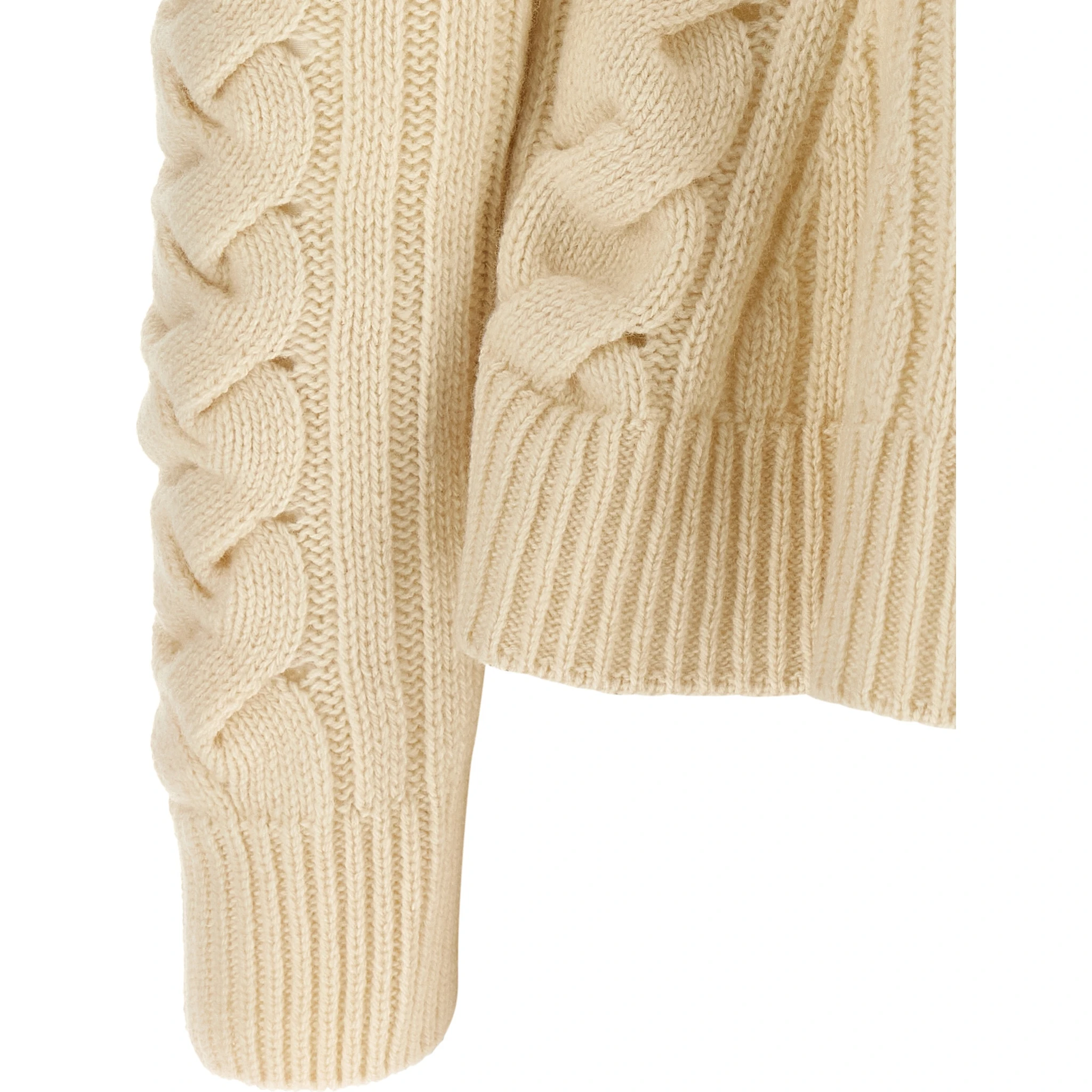 Beige Wool Cardigan