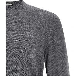 Gray Virgin Wool Cardigan