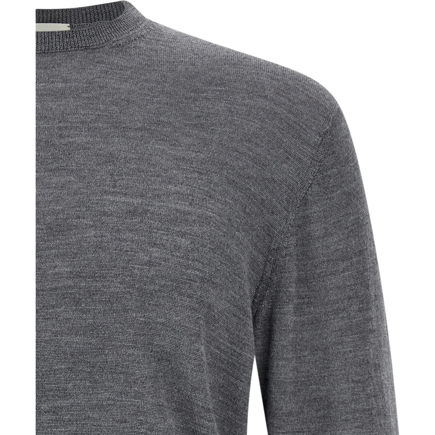 Gray Virgin Wool Cardigan