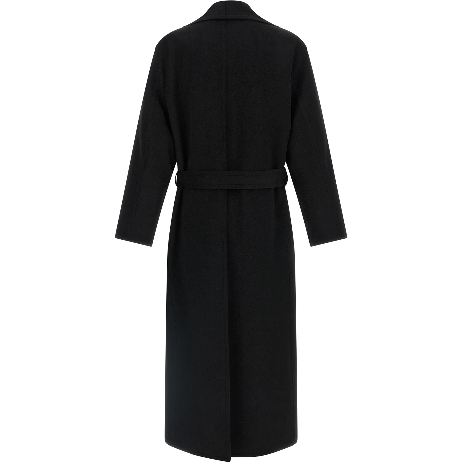 Black Virgin Wool Coat