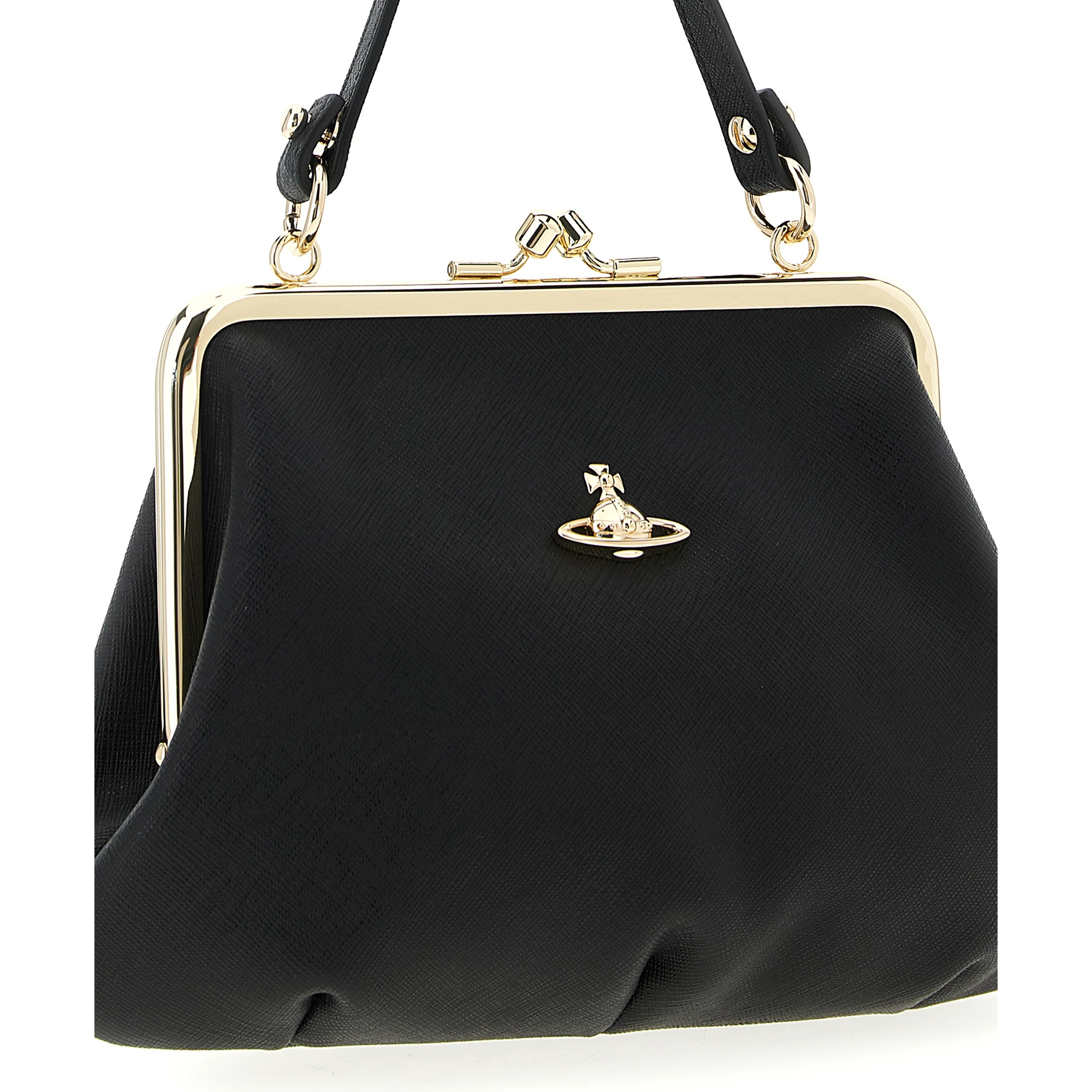 Black Cowhide Handbag
