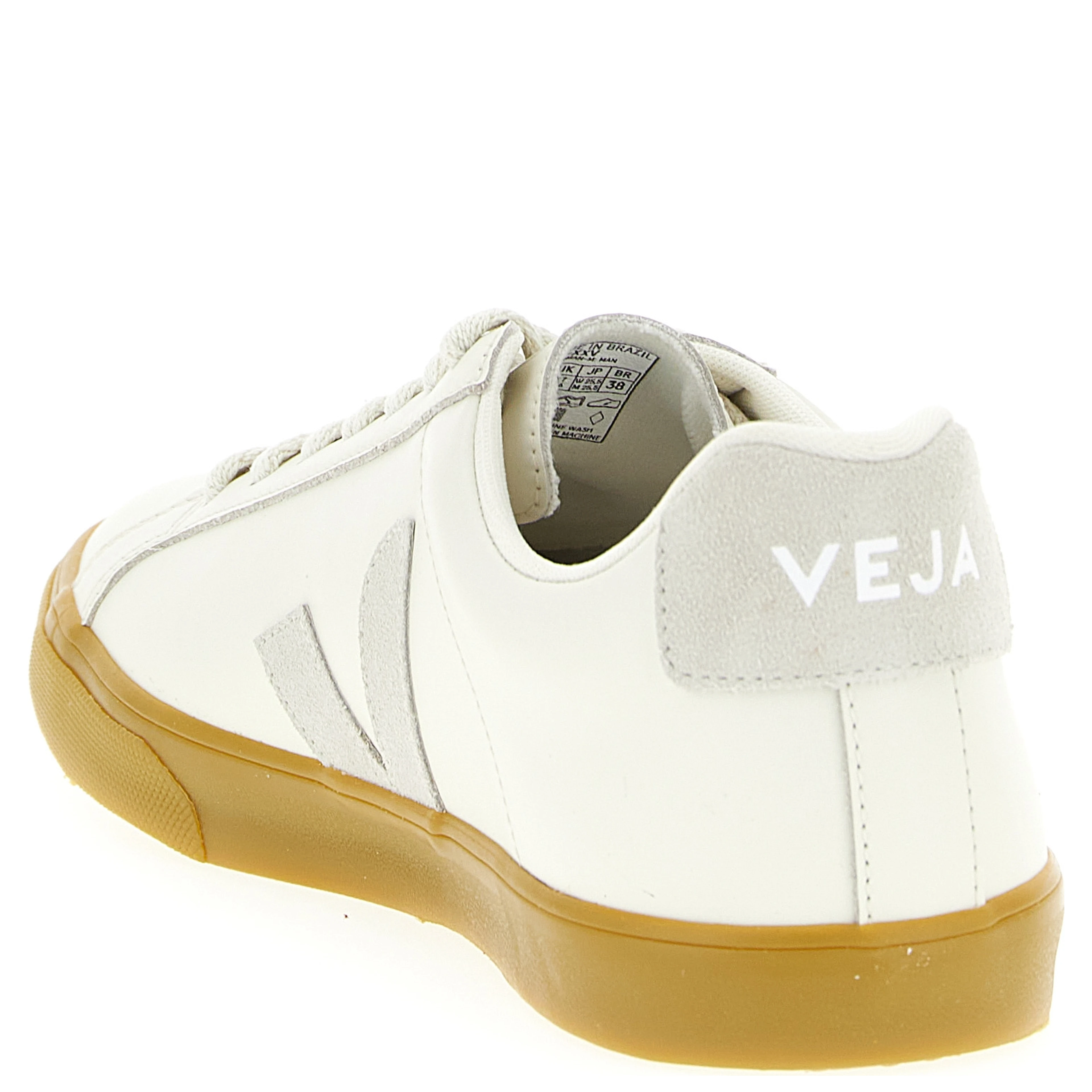 Beige Calfskin Low Top Sneakers