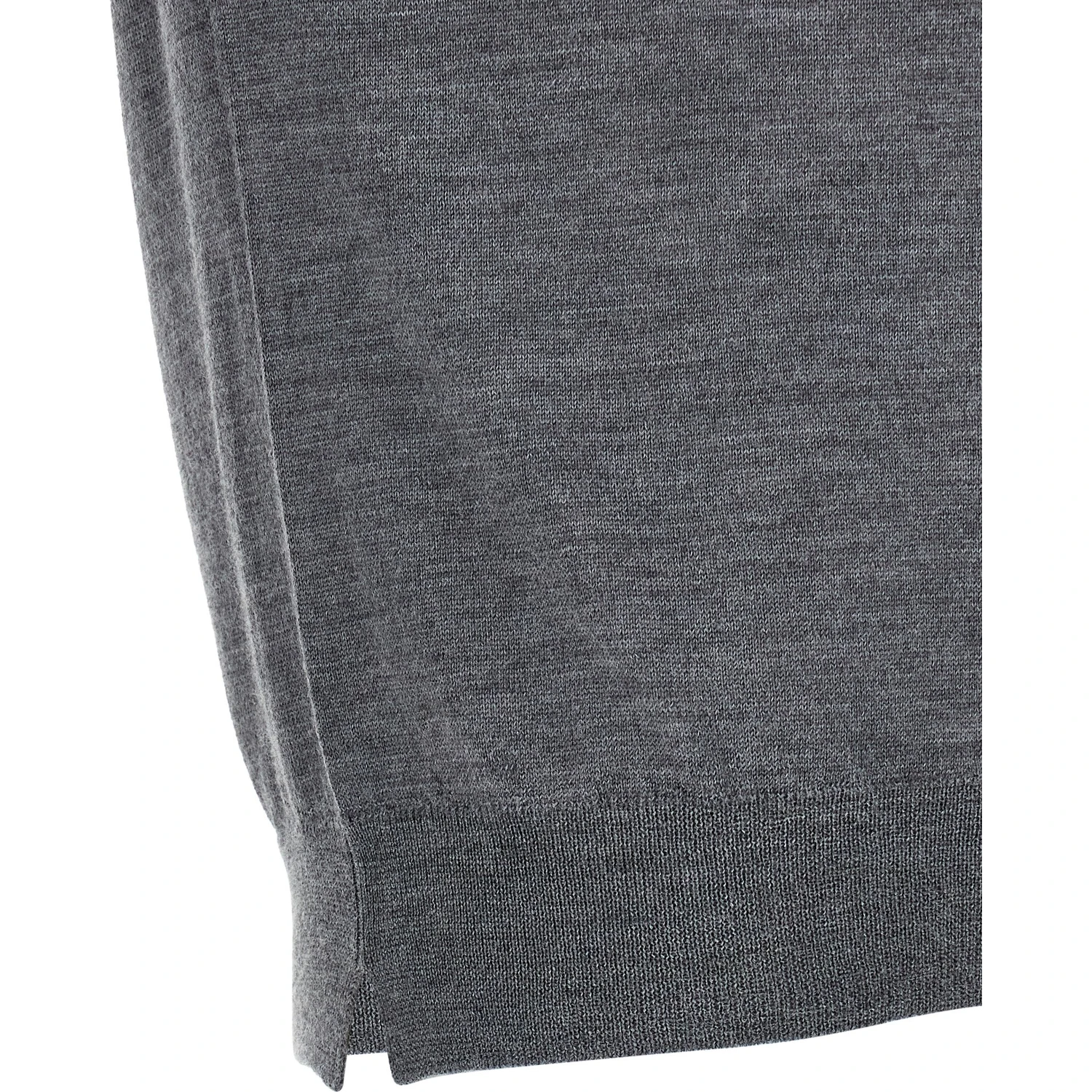 Gray Virgin Wool Cardigan