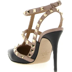 Black Lamb Leather High Heel Pumps