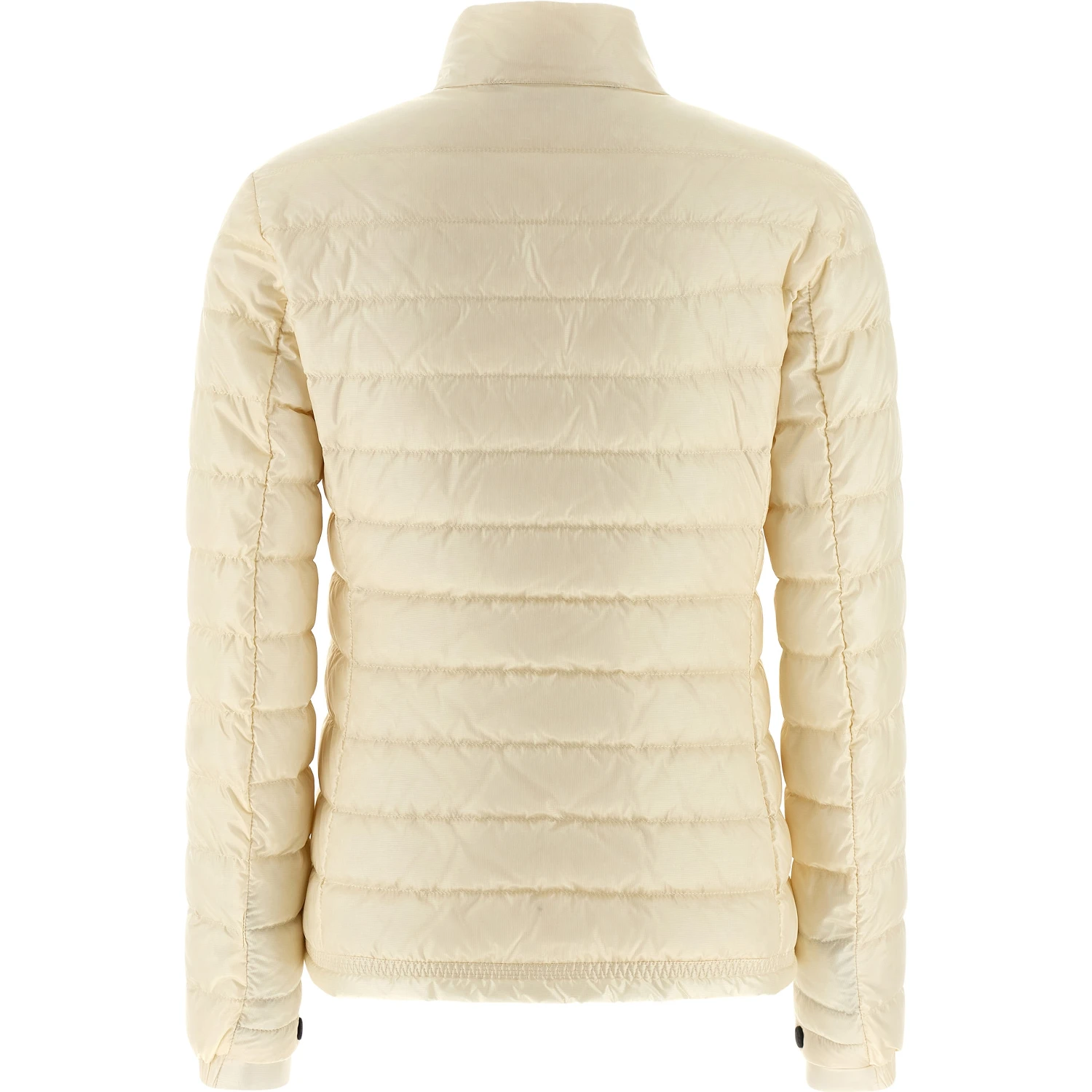 White Polyamide Full-Length Jacket