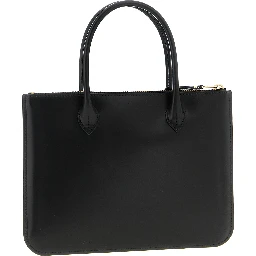 Black Cowhide Handbag