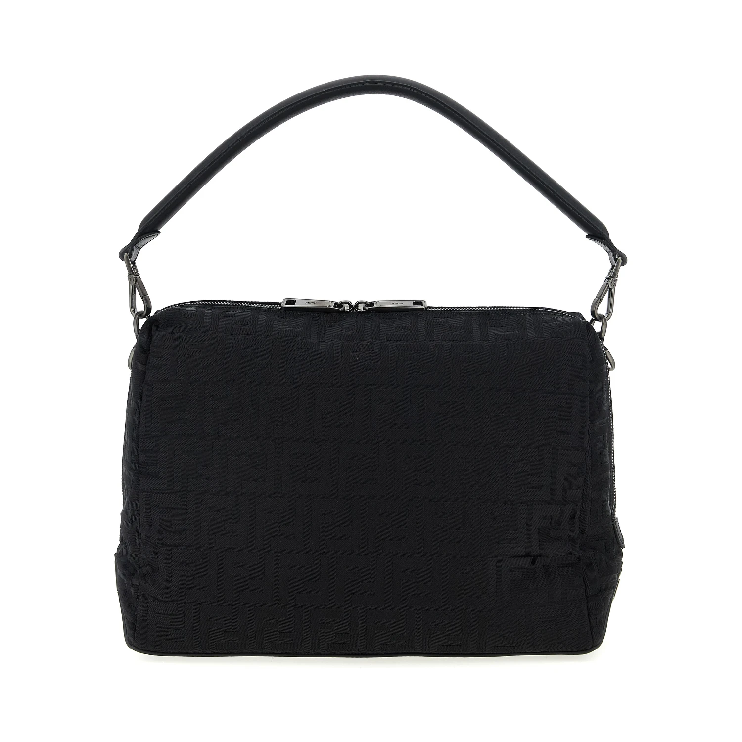 Black Polyamide Shoulder Bag