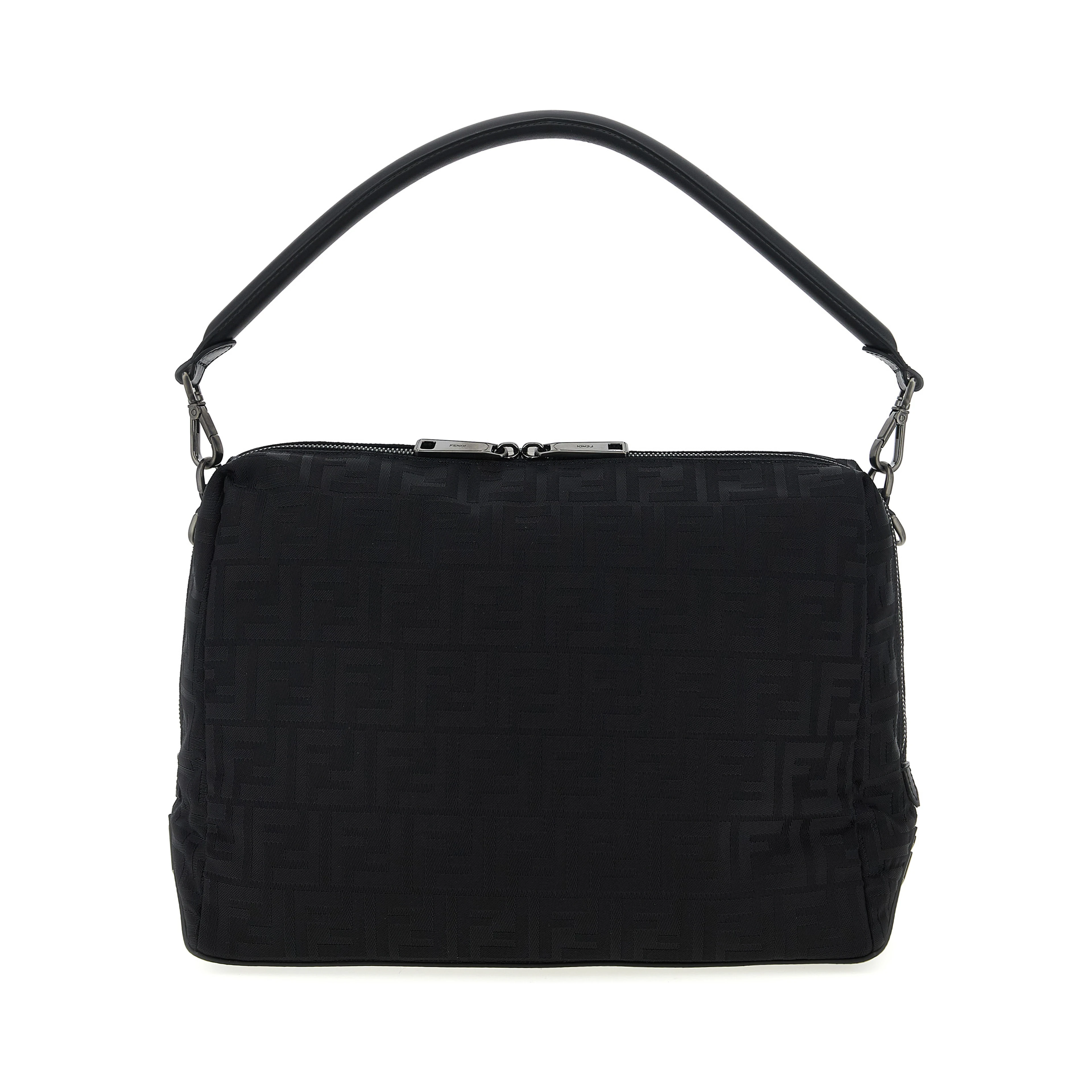 Black Polyamide Shoulder Bag