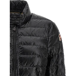 Black Polyamide Full-Length Jacket