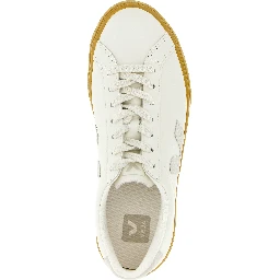 Beige Calfskin Low Top Sneakers