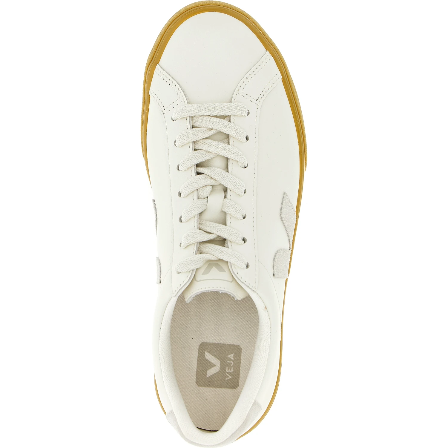 Beige Calfskin Low Top Sneakers