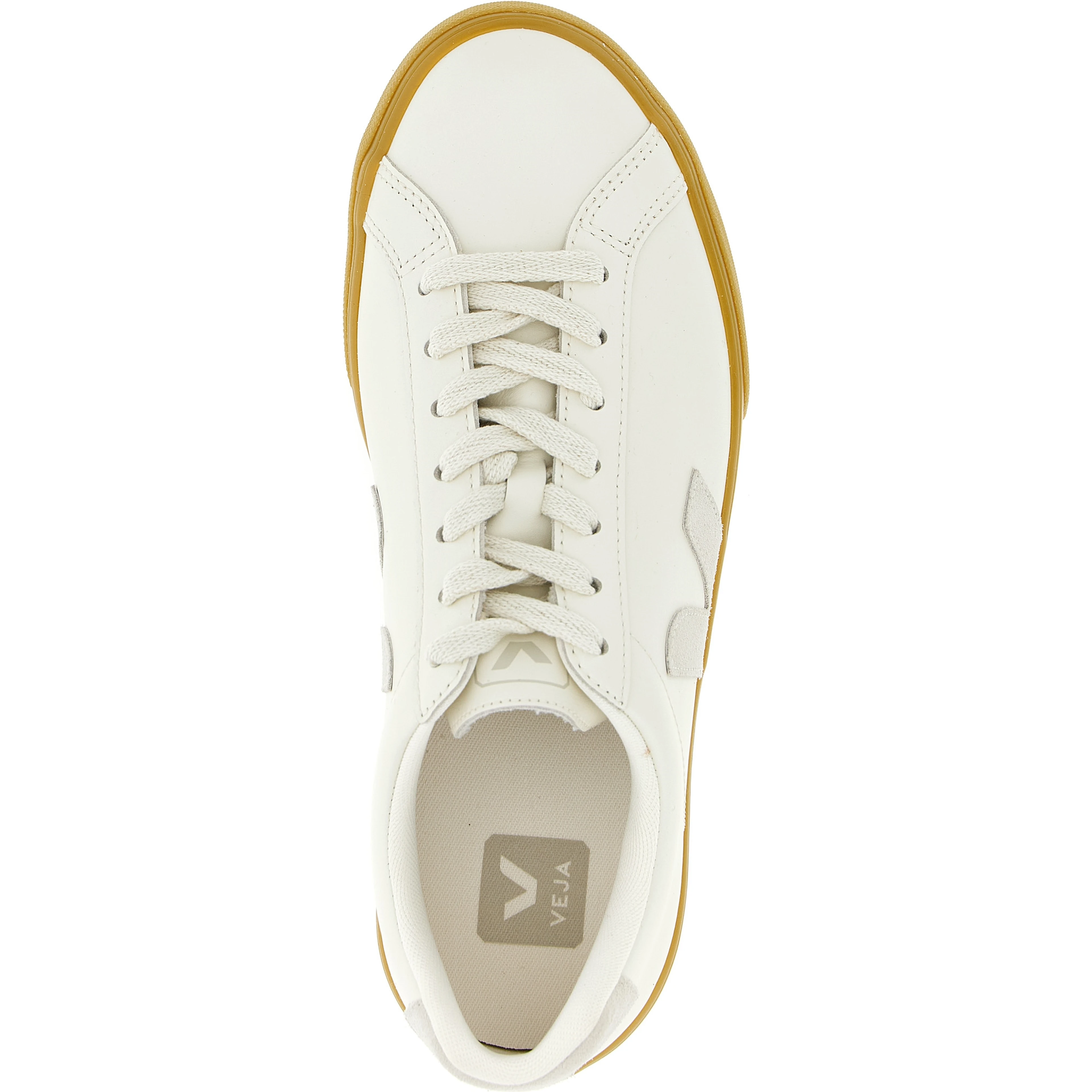 Beige Calfskin Low Top Sneakers