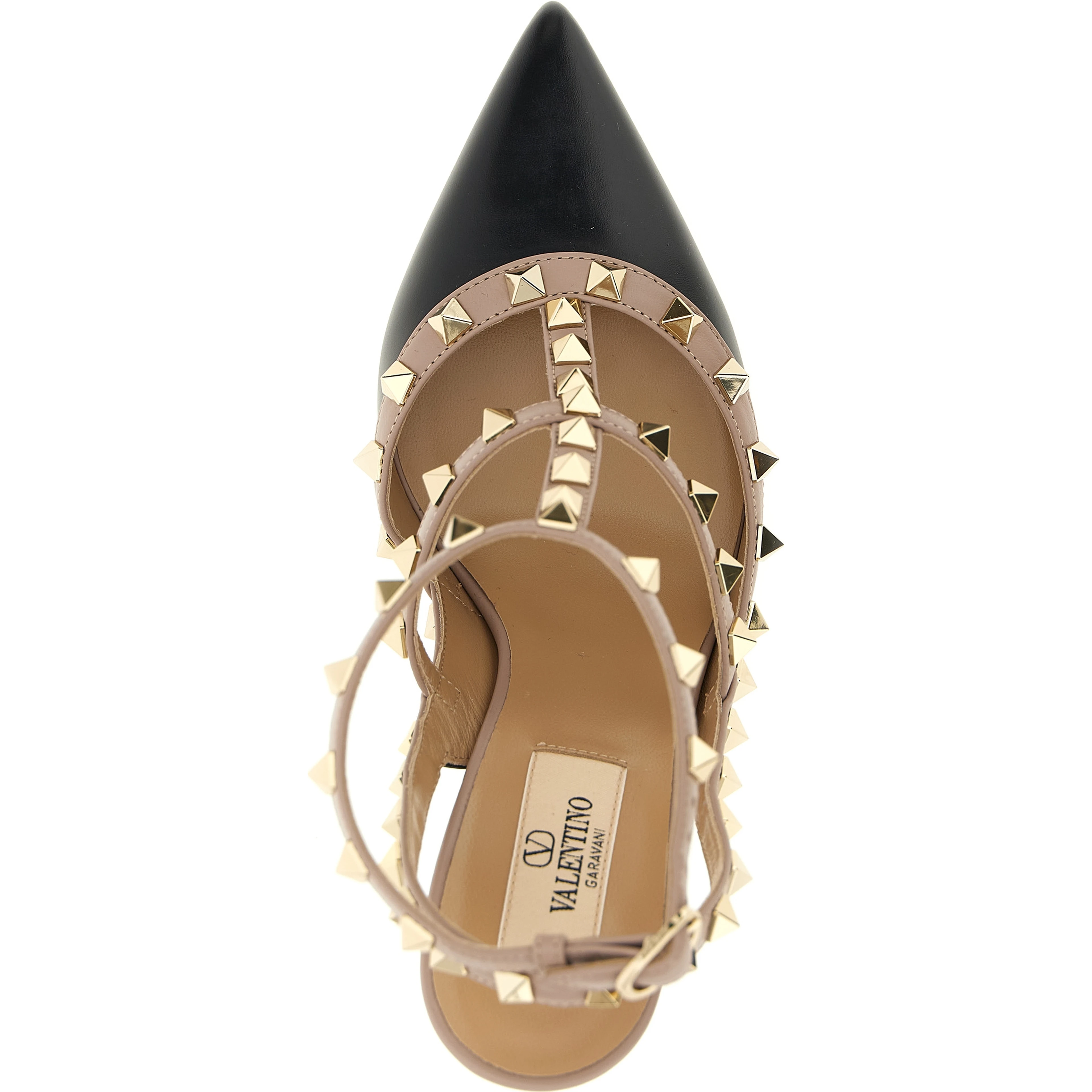 Black Lamb Leather High Heel Pumps