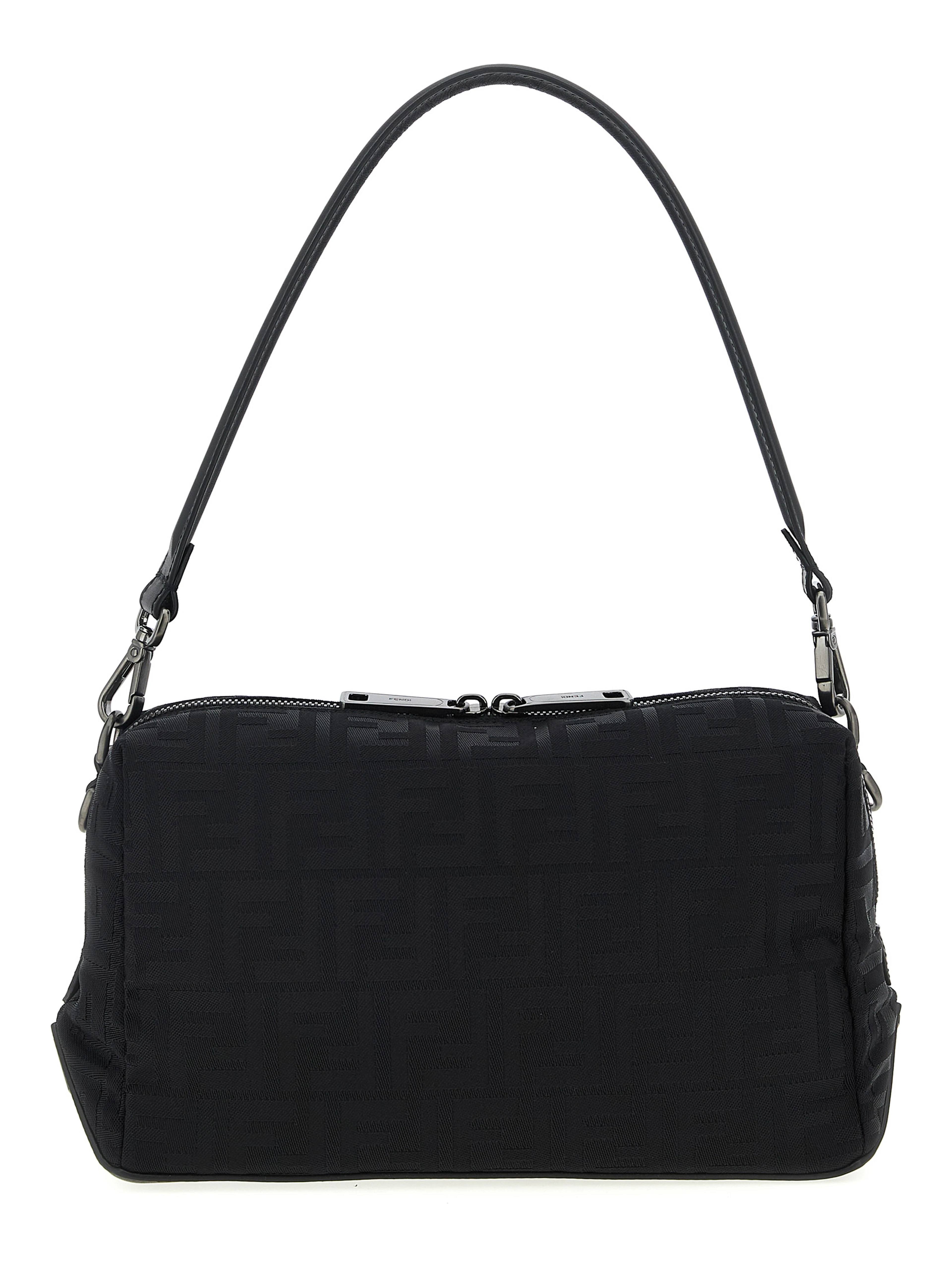 Black Polyamide Shoulder Bag