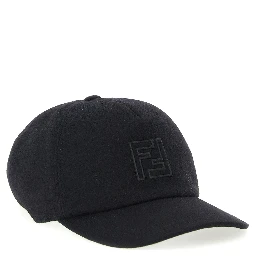 Black Wool Cap (Baseball Hat)